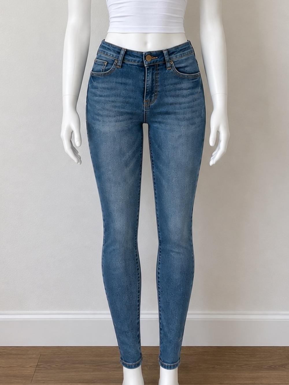 Kohl’s SO Bodycon High-Rise denim blue Skinny Jeans size 0/24